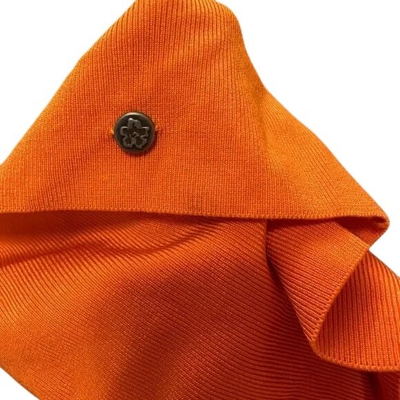 Ted Baker orange sarhaa knitted sweater vest size US 4 - Picture 10 of 10